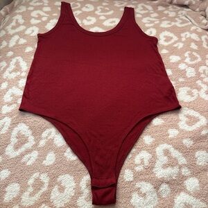a new day Red Bodysuit
